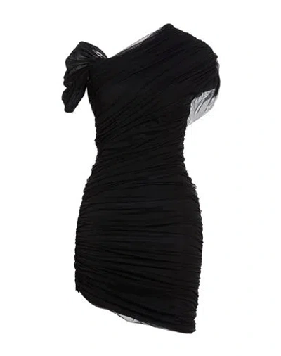 Chiara Boni La Petite Robe Woman Mini Dress Black Size 4 Polyamide, Elastane In Multi