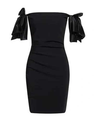 Chiara Boni La Petite Robe Woman Mini Dress Black Size 8 Polyamide, Elastane