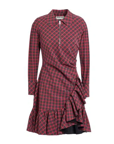 Chiara Boni La Petite Robe Woman Mini Dress Burgundy Size 8 Polyamide, Elastane In Red