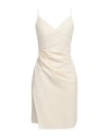 Chiara Boni La Petite Robe Woman Mini Dress Ivory Size 6 Polyamide, Elastane In White
