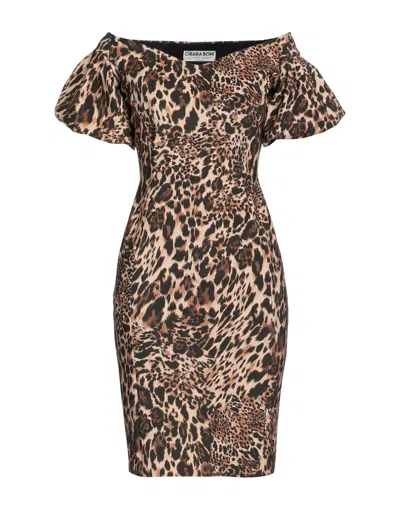 Chiara Boni La Petite Robe Short Dresses In Beige