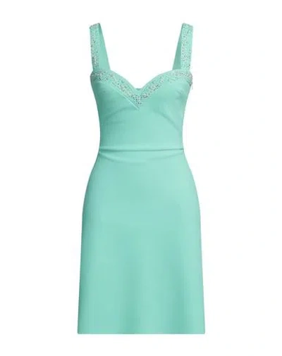 Chiara Boni La Petite Robe Woman Mini Dress Light Green Size 12 Polyamide, Elastane