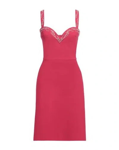 Chiara Boni La Petite Robe Woman Mini Dress Magenta Size 12 Polyamide, Elastane