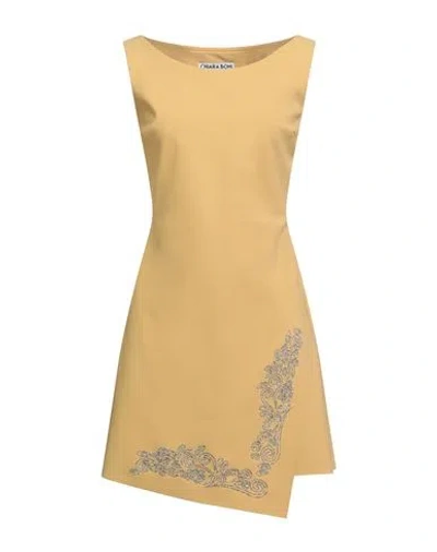 Chiara Boni La Petite Robe Woman Mini Dress Marigold Size 6 Polyamide, Elastane In Yellow