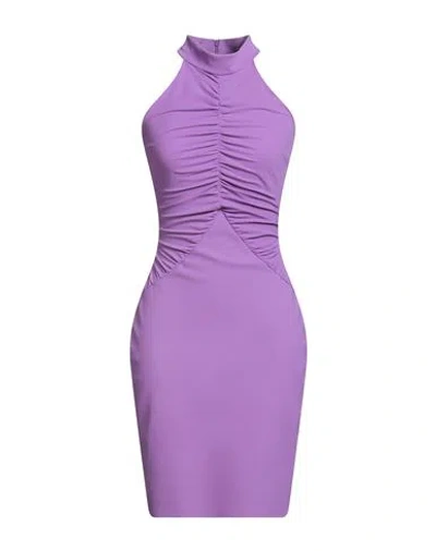 Chiara Boni La Petite Robe Woman Mini Dress Mauve Size 6 Polyamide, Elastane In Purple