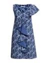 Chiara Boni La Petite Robe Short Dresses In Blue