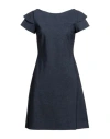 Chiara Boni La Petite Robe Woman Mini Dress Navy Size 4 Polyamide, Elastane In Navy Blue