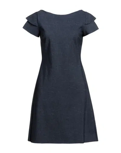 Chiara Boni La Petite Robe Woman Mini Dress Navy Size 4 Polyamide, Elastane In Navy Blue