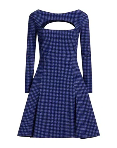 Chiara Boni La Petite Robe Woman Mini Dress Navy Size 6 Polyamide, Elastane In Blue