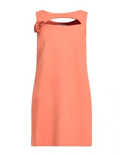 Chiara Boni La Petite Robe Woman Mini Dress Orange Size 4 Polyamide, Elastane