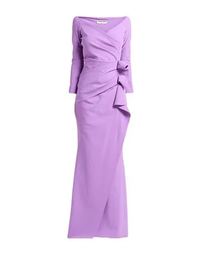 Chiara Boni La Petite Robe Woman Mini Dress Purple Size 8 Polyamide, Elastane