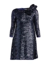 Chiara Boni La Petite Robe Woman Mini Dress Purple Size 8 Polyester In Black