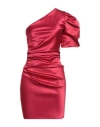 Chiara Boni La Petite Robe Woman Mini Dress Red Size 10 Polyamide, Elastane