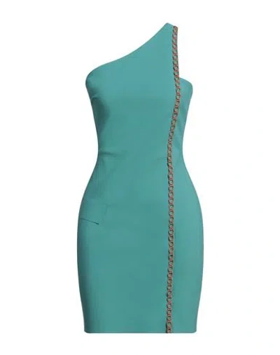 Chiara Boni La Petite Robe Woman Mini Dress Turquoise Size 6 Polyamide, Elastane In Blue