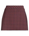 Chiara Boni La Petite Robe Woman Mini Skirt Burgundy Size 10 Polyamide, Elastane