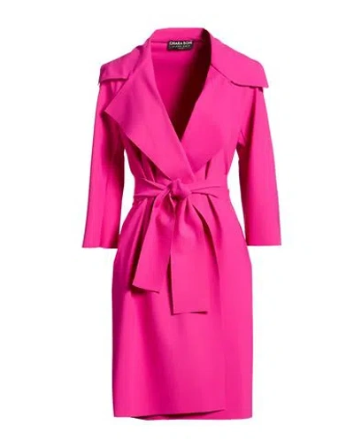 Chiara Boni La Petite Robe Woman Overcoat & Trench Coat Magenta Size Xs Polyamide, Elastane In Pink