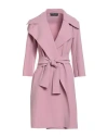 Chiara Boni La Petite Robe Woman Overcoat & Trench Coat Pink Size M Polyamide, Elastane