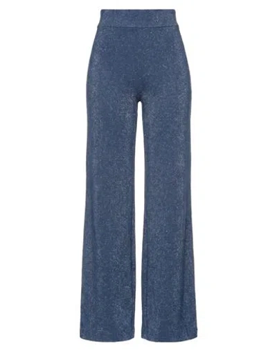 Chiara Boni La Petite Robe Woman Pants Blue Size 2 Polyamide, Viscose, Elastane, Polyethylene
