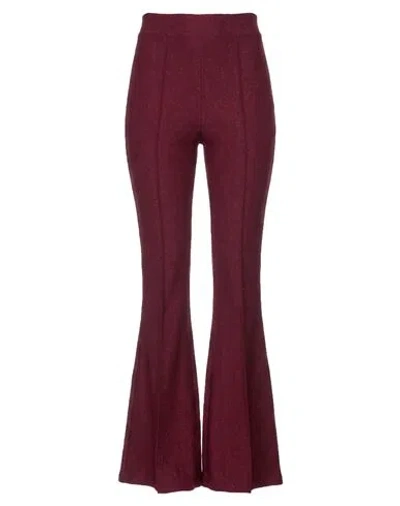 Chiara Boni La Petite Robe Woman Pants Brick Size 8 Polyamide, Viscose, Elastane, Polyester In Brown