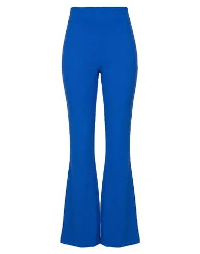 Chiara Boni La Petite Robe Woman Pants Bright Blue Size 8 Polyamide, Elastane
