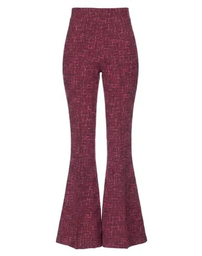 Chiara Boni La Petite Robe Woman Pants Burgundy Size 4 Polyamide, Elastane In Purple