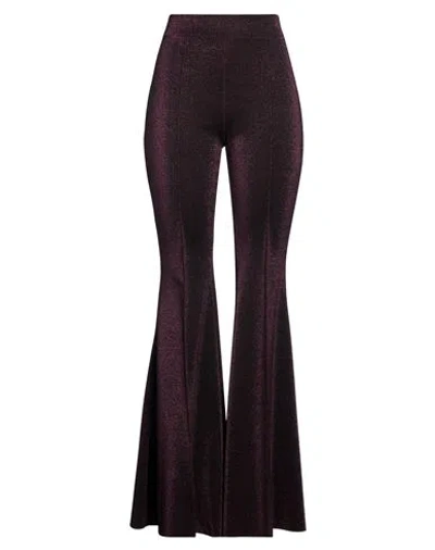 Chiara Boni La Petite Robe Woman Pants Burgundy Size 6 Polyamide, Viscose, Elastane, Polyester In Multi