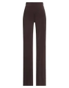 Chiara Boni La Petite Robe Woman Pants Dark Brown Size 8 Viscose, Elastane