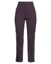 Chiara Boni La Petite Robe Woman Pants Dark Purple Size 4 Polyamide, Elastane