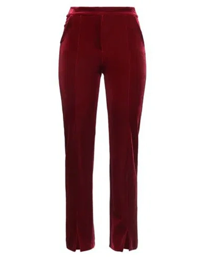Chiara Boni La Petite Robe Woman Pants Garnet Size 6 Polyester, Polyamide, Elastane In Red