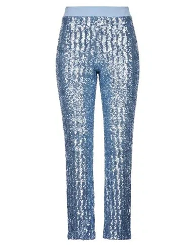 Chiara Boni La Petite Robe Woman Pants Light Blue Size 2 Polyester