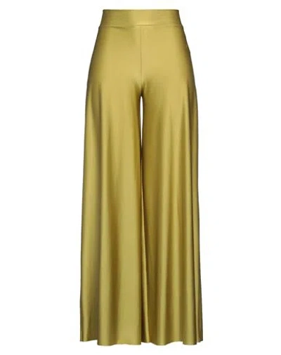 Chiara Boni La Petite Robe Woman Pants Lime Green Size 12 Polyamide, Elastane