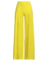 Chiara Boni La Petite Robe Woman Pants Lime Green Size 4 Polyamide, Viscose, Elastane, Polyester In Yellow
