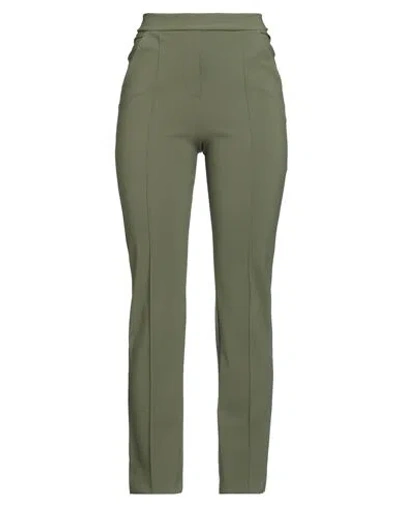 Chiara Boni La Petite Robe Woman Pants Military Green Size 8 Polyamide, Elastane