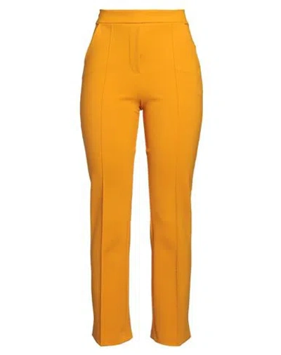 Chiara Boni La Petite Robe Woman Pants Mustard Size 8 Polyamide, Elastane In Yellow