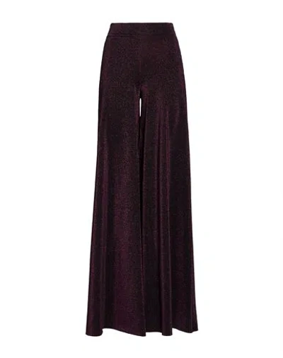 Chiara Boni La Petite Robe Woman Pants Purple Size 10 Polyamide, Viscose, Elastane, Polyethylene