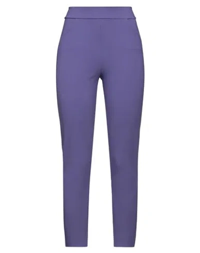 Chiara Boni La Petite Robe Woman Pants Purple Size 4 Polyamide, Elastane