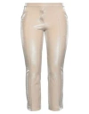 Chiara Boni La Petite Robe Woman Pants Sand Size 4 Cotton, Polyamide, Polyester, Elastane In Beige