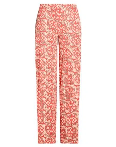 Chiara Boni La Petite Robe Woman Pants Tomato Red Size 2 Polyamide, Elastane In Orange