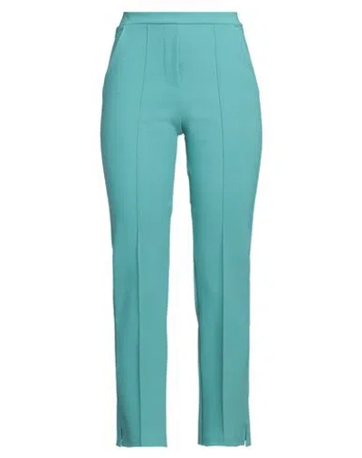 Chiara Boni La Petite Robe Woman Pants Turquoise Size 10 Polyamide, Elastane In Blue