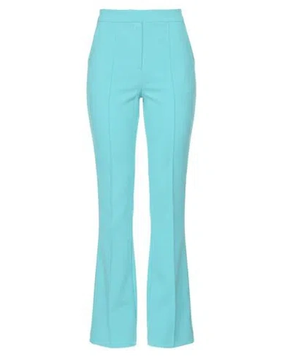 Chiara Boni La Petite Robe Woman Pants Turquoise Size 10 Polyamide, Elastane In Blue