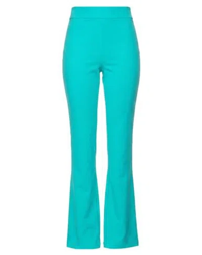 Chiara Boni La Petite Robe Woman Pants Turquoise Size 6 Polyamide, Elastane In Blue
