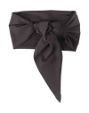 Chiara Boni La Petite Robe Woman Scarf Charcoal Size - Polyamide, Elastane