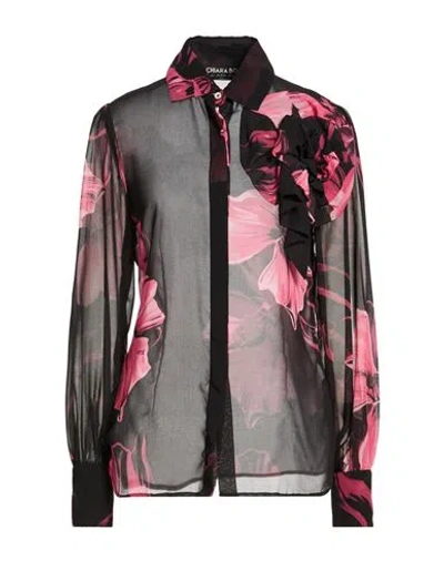 Chiara Boni La Petite Robe Woman Shirt Black Size 6 Polyester