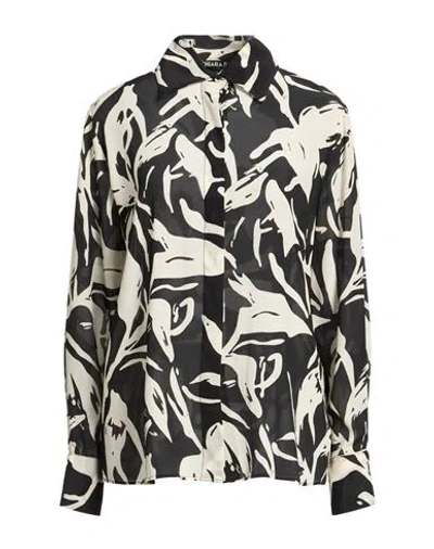 Chiara Boni La Petite Robe Woman Shirt Black Size 6 Silk
