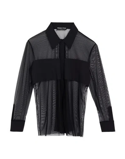 Chiara Boni La Petite Robe Woman Shirt Black Size M Polyamide, Elastane
