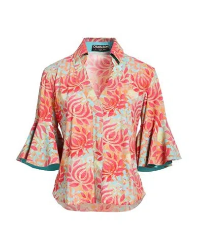 Chiara Boni La Petite Robe Woman Shirt Sky Blue Size 2 Polyamide, Elastane In Multi