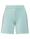 Chiara Boni La Petite Robe Andreas Sugar Shorts In Azzurro