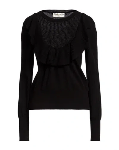 Chiara Boni La Petite Robe Woman Sweater Black Size S Virgin Wool, Cashmere