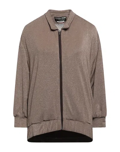 Chiara Boni La Petite Robe Sweatshirts In Beige