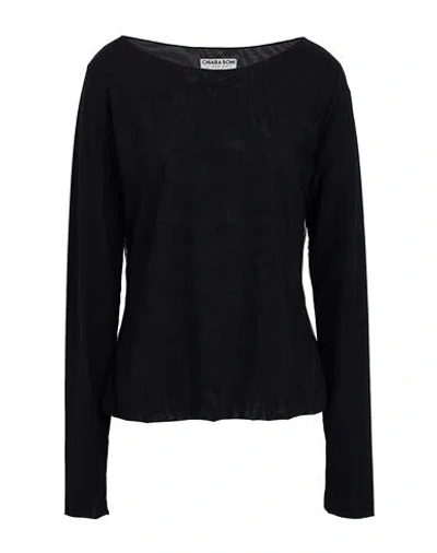 Chiara Boni La Petite Robe Woman T-shirt Black Size 10 Polyamide, Elastane In Black